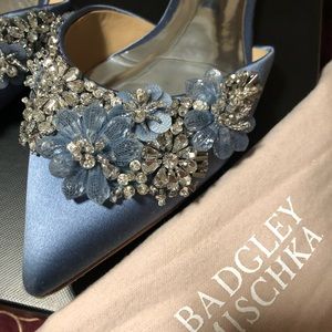 badgley mischka abby ankle strap flat